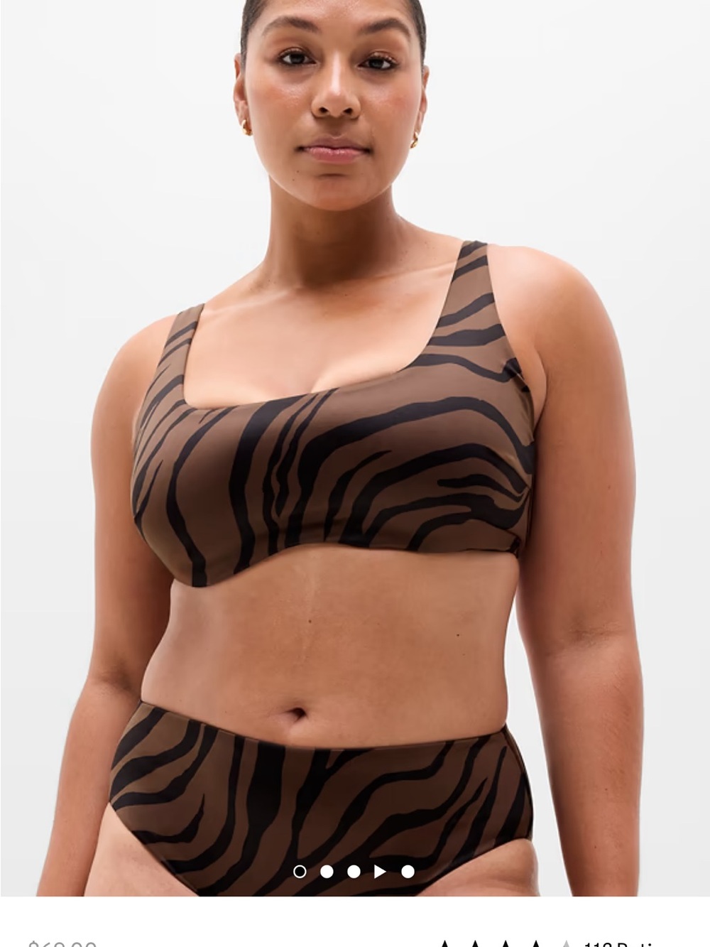 Athleta Oasis Underwire Bikini Top L D-DD